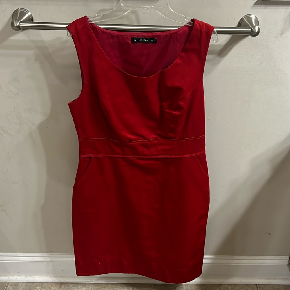 The Limited size 10 sheath pencil dress. Beautiful red/burnt orange color!